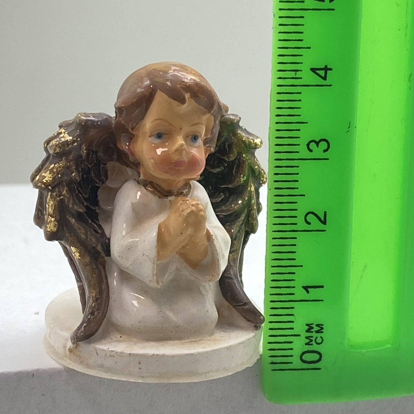 Innenmodell "Weißer Engel betend" - 40 x 33 mm - Schneekugelhaus