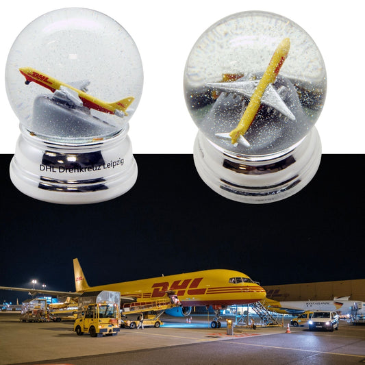 Schneekugel für DHL Drehkreuz Leipzig - Schneekugelhaus