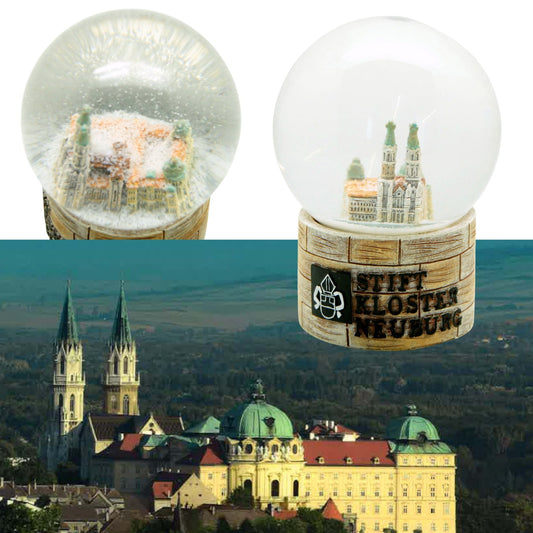 Souvenir Schneekugel für Stift Klosterneuburg - Schneekugelhaus