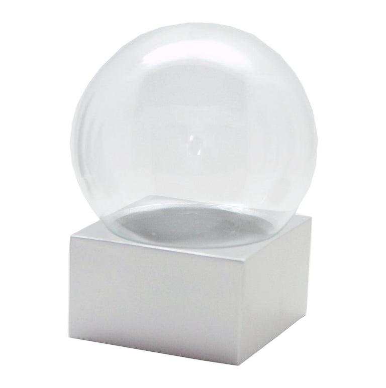 100mm Bastelset Polyresin Sockel in verschiedenen Varianten - DIY - Schneekugel - Schneekugelhaus