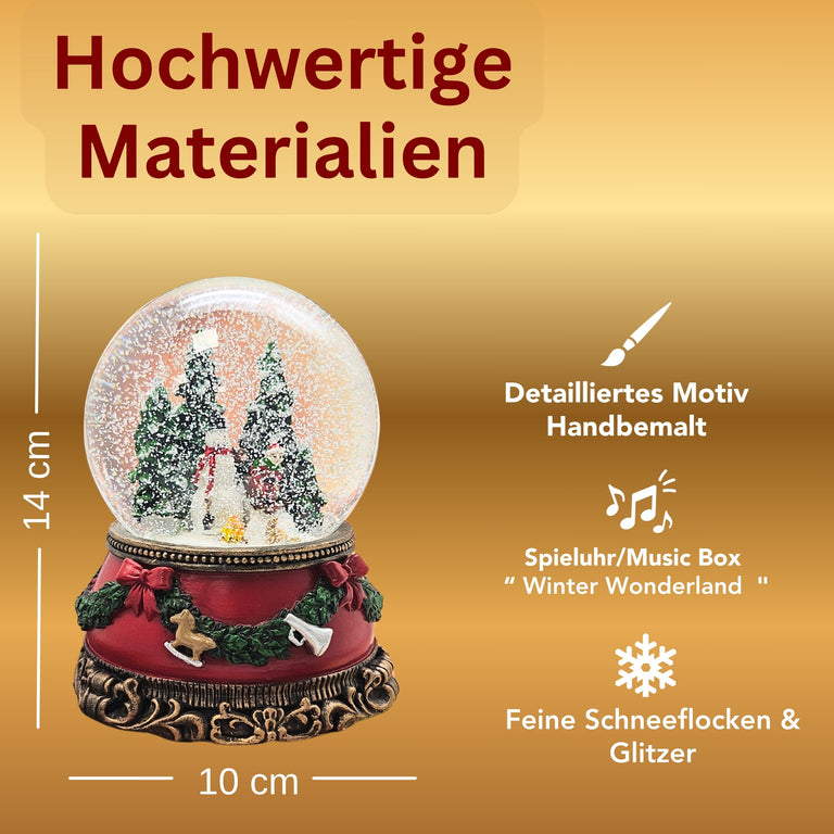 Dekopaket - Schneemann rot weiß mit 3 Schneekugeln in mehreren Größen