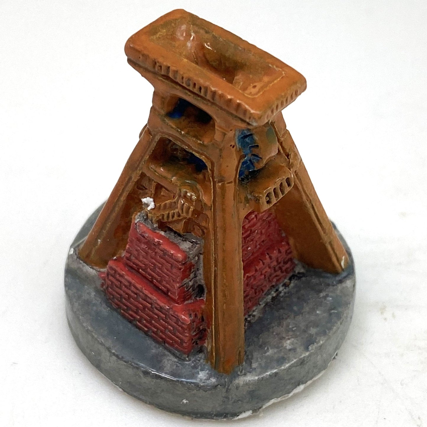 Bastel - Figur Förderturm - Schneekugelhaus