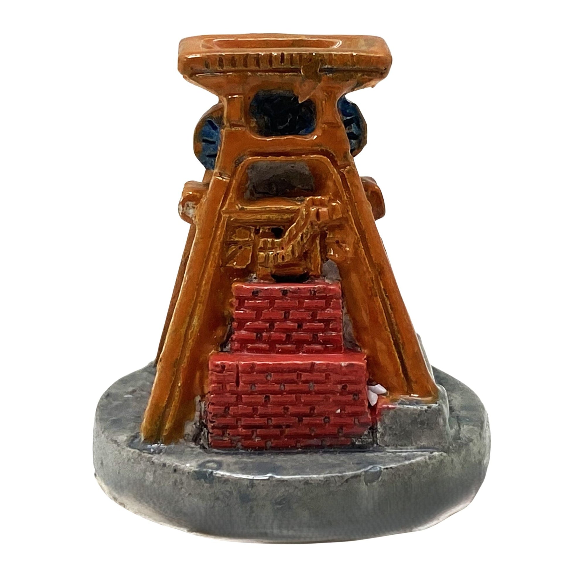Bastel - Figur Förderturm - Schneekugelhaus