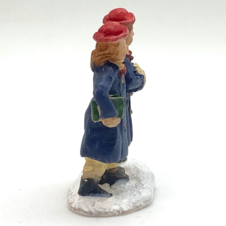 Innenmodell „2 Mädchen unterwegs“ - 28 x 33 mm - Schneekugelhaus