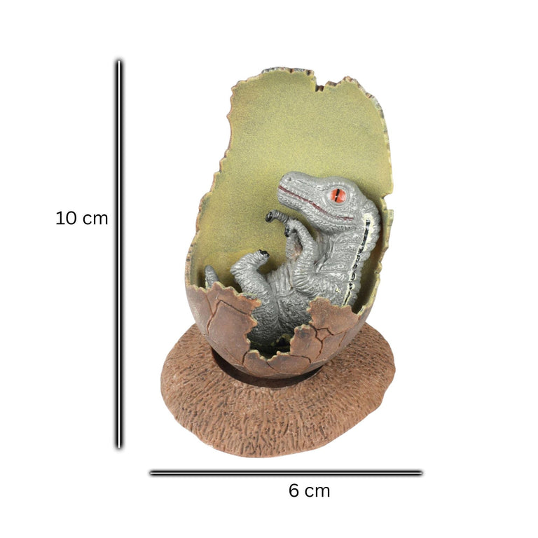 Innenmodell Baby - Dinosaurier im Ei - Blue - 60 x 100 mm - Schneekugelhaus