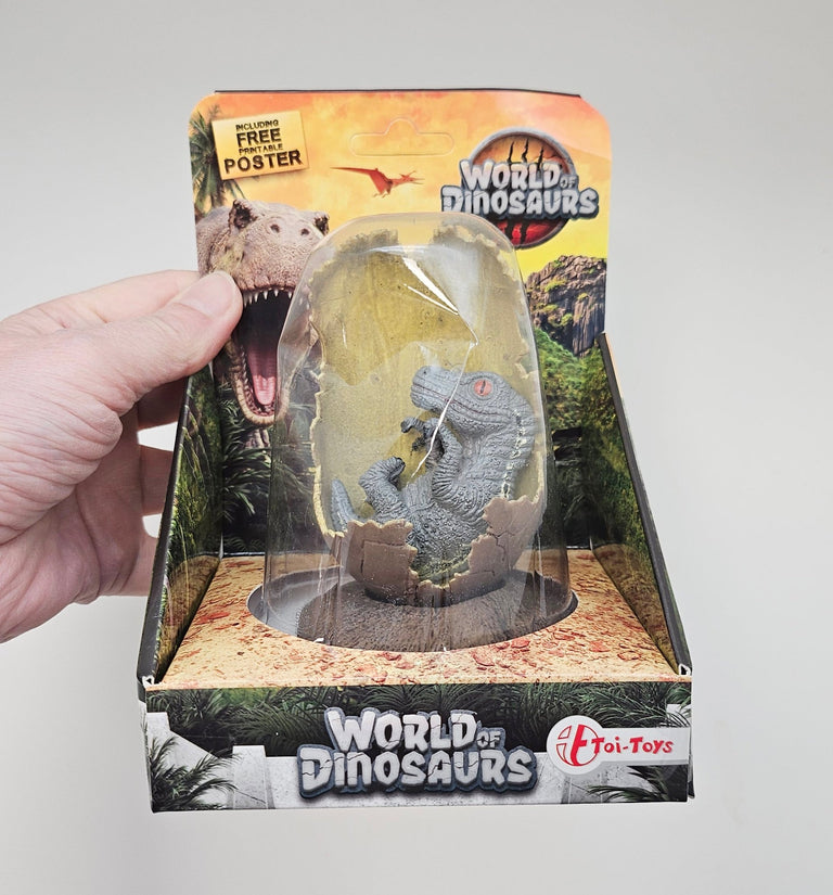 Innenmodell Baby - Dinosaurier im Ei - Blue - 60 x 100 mm - Schneekugelhaus