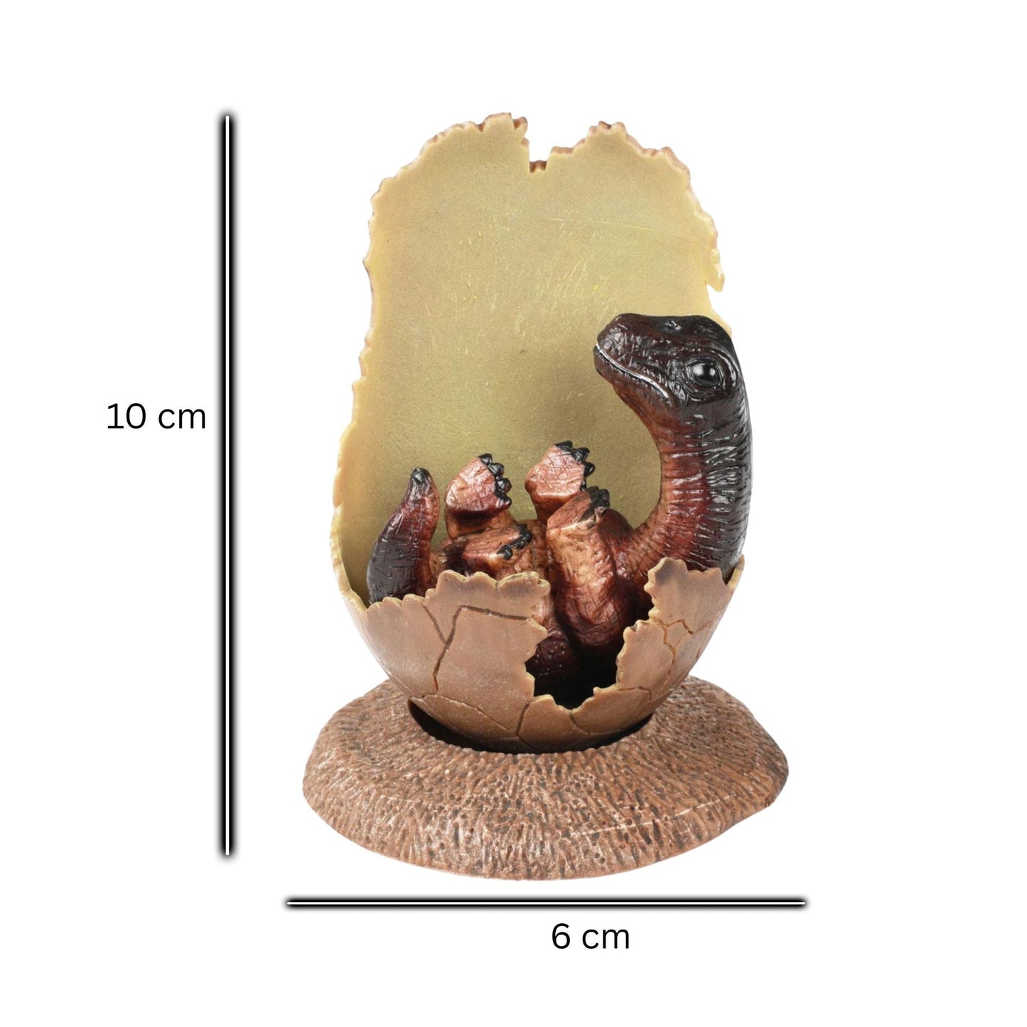 Innenmodell Baby - Dinosaurier im Ei - Brachiosaurus - 60 x 100 mm - Schneekugelhaus
