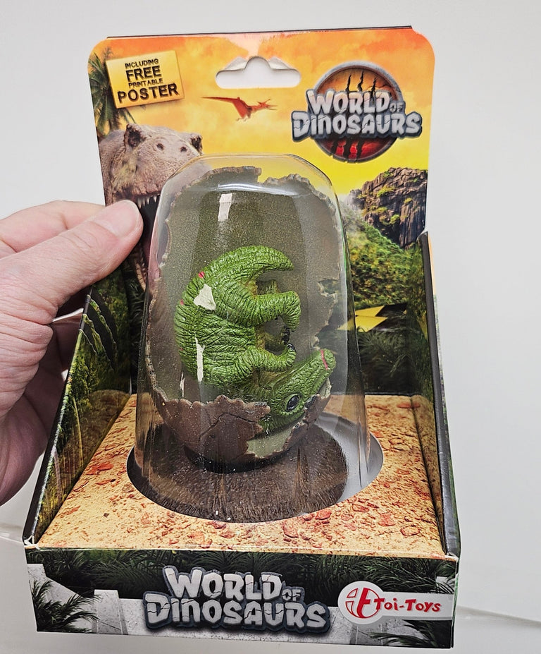 Innenmodell Baby - Dinosaurier im Ei - Parasaurolophus - 60 x 100 mm - Schneekugelhaus