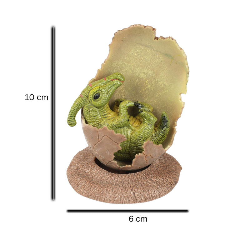Innenmodell Baby - Dinosaurier im Ei - Parasaurolophus - 60 x 100 mm - Schneekugelhaus