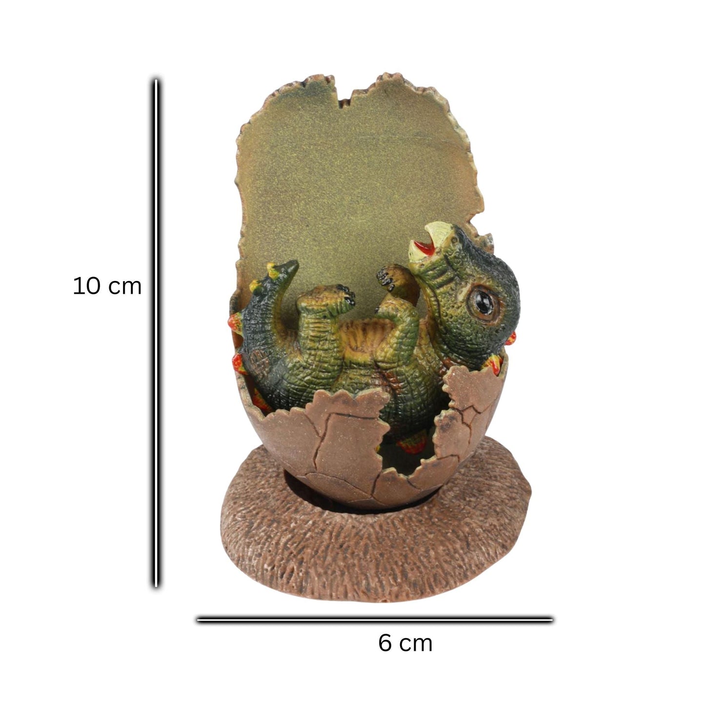 Innenmodell Baby - Dinosaurier im Ei - Tyrannosaurus Rex - 60 x 100 mm - Schneekugelhaus