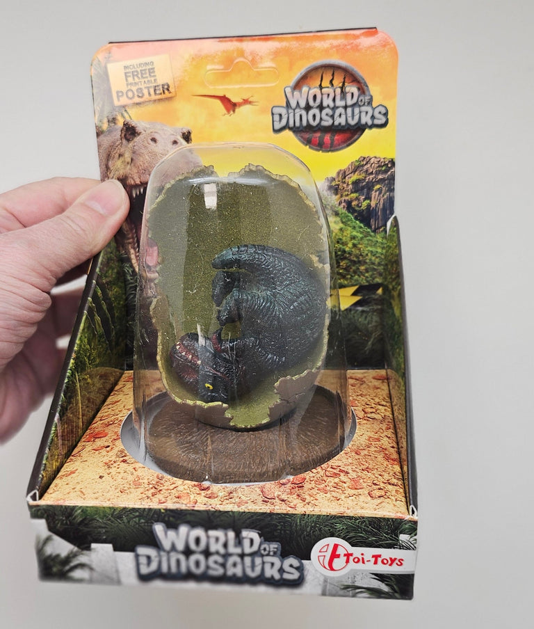 Innenmodell Baby - Dinosaurier im Ei - Velociraptor - 60 x 100 mm - Schneekugelhaus