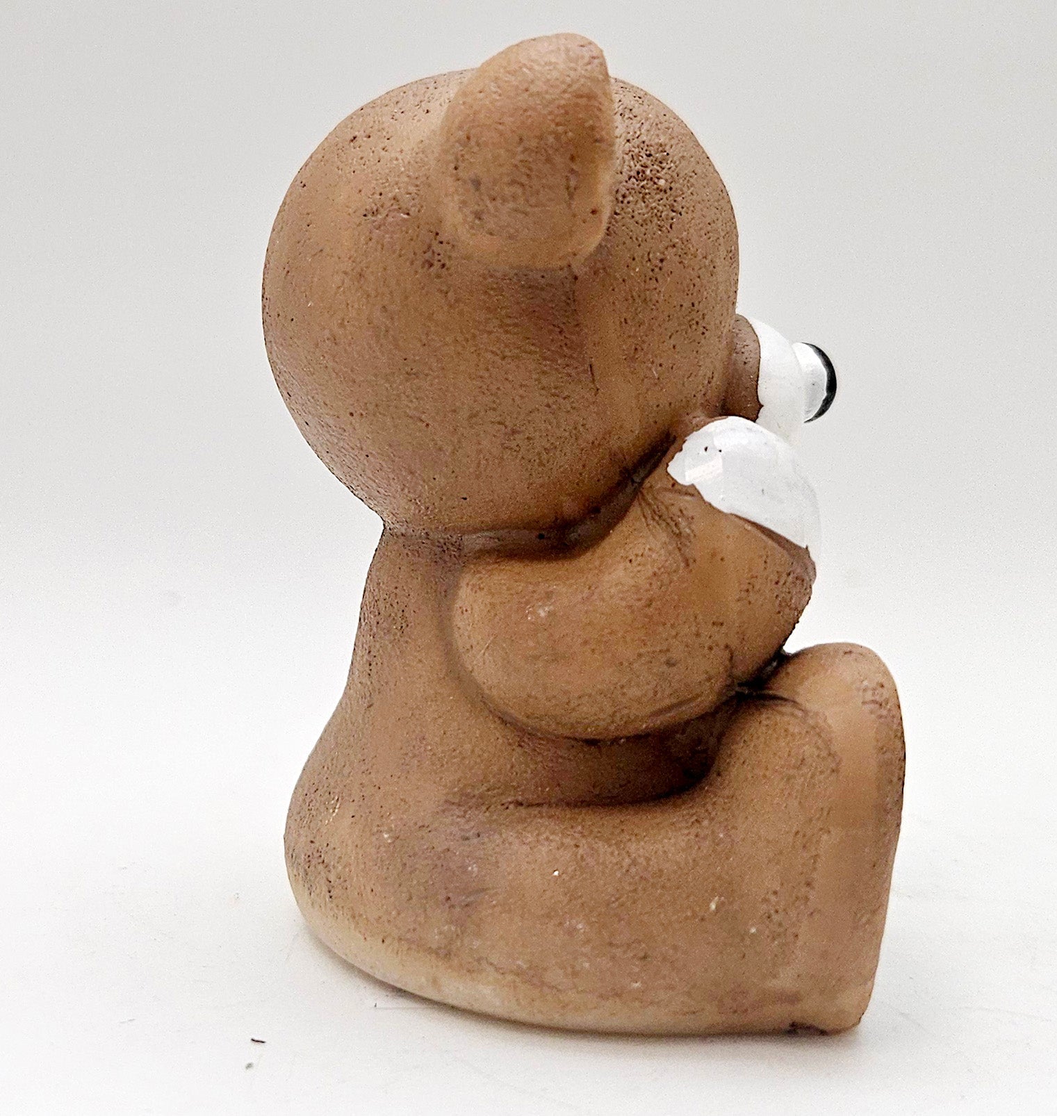 Innenmodell „Bär mit Herz - I love you“ weiß - 60 x 70 mm - Schneekugelhaus