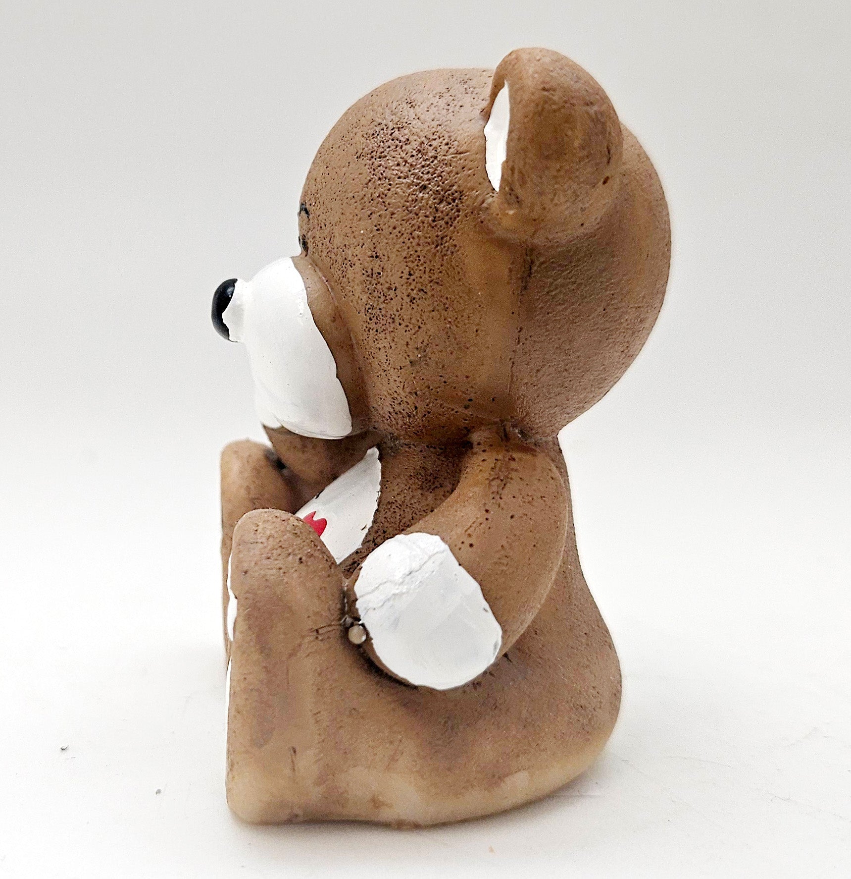 Innenmodell „Bär mit Herz - I love you“ weiß - 60 x 70 mm - Schneekugelhaus