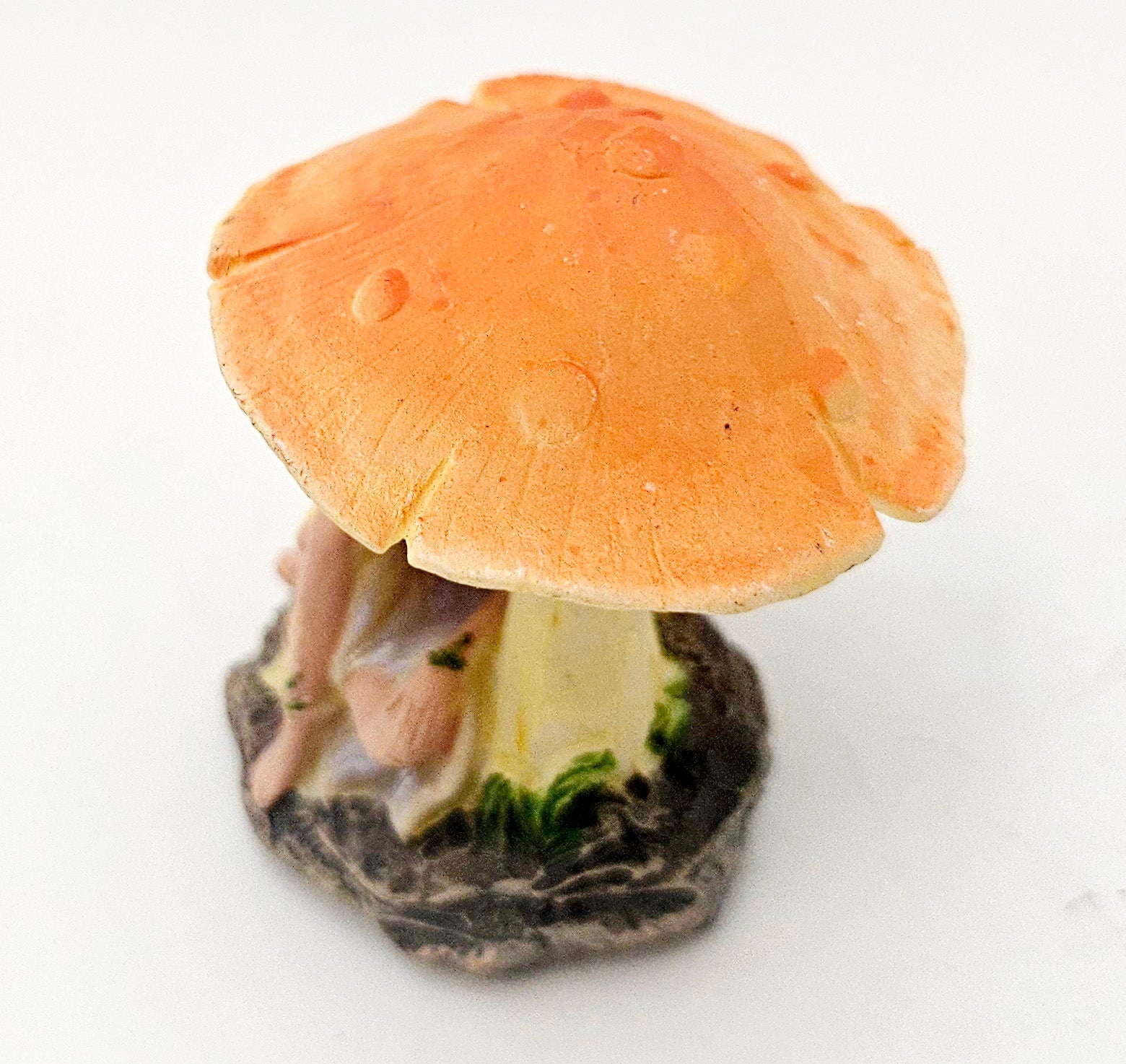 Innenmodell „Blumenfee unter Pilz“ Flügel lila - 46mm x 55mm - Schneekugelhaus