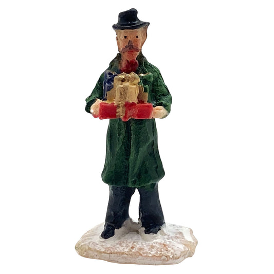 Innenmodell „Butler mit Geschenken“ - 20 x 43 mm - Schneekugelhaus