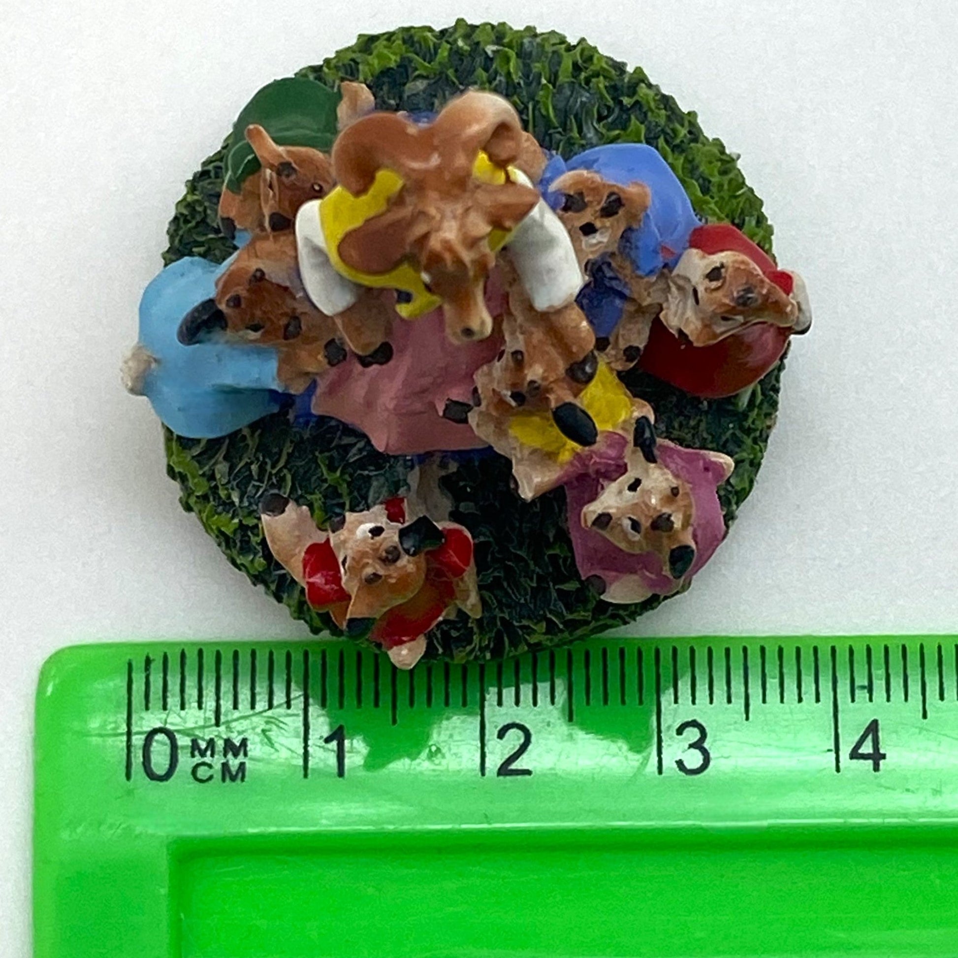 Innenmodell „der Wolf und die sieben Geislein“ - 38 x 46 mm - Schneekugelhaus