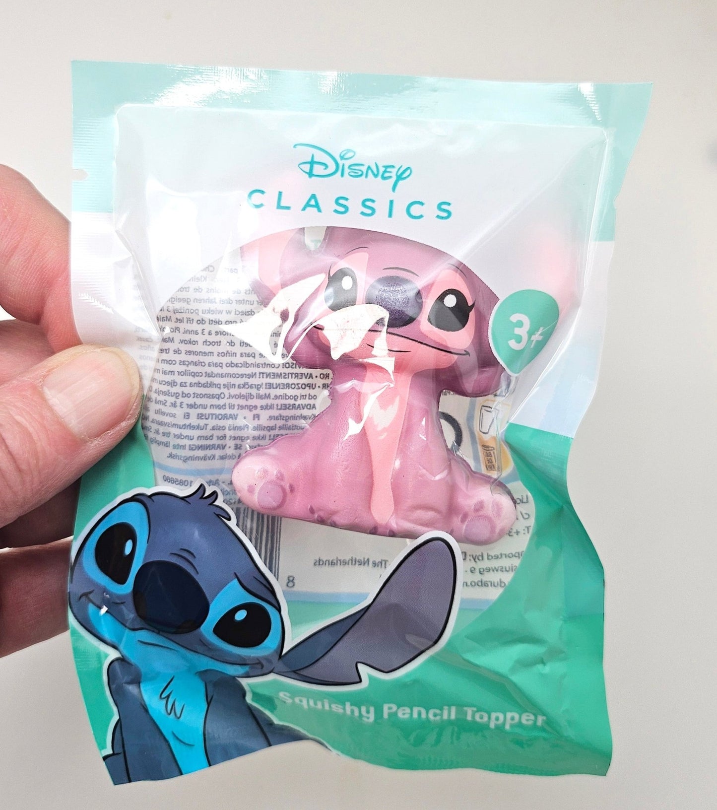 Innenmodell „Disney Lilo & Stitch" Angel - rosa - 62 x 68 mm - Schneekugelhaus