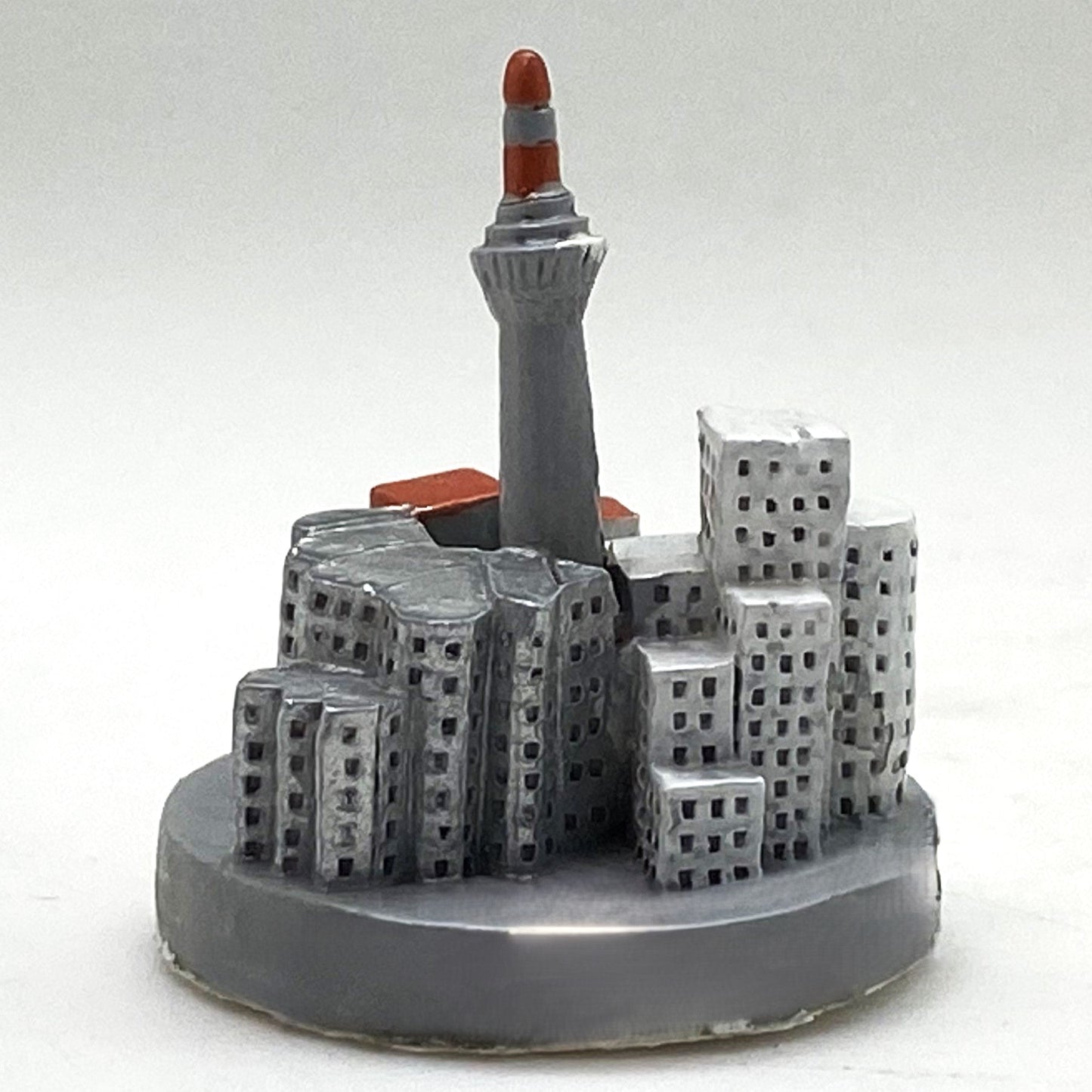 Innenmodell „Düsseldorf mit Funkturm“ - 31 x 37 mm - Schneekugelhaus