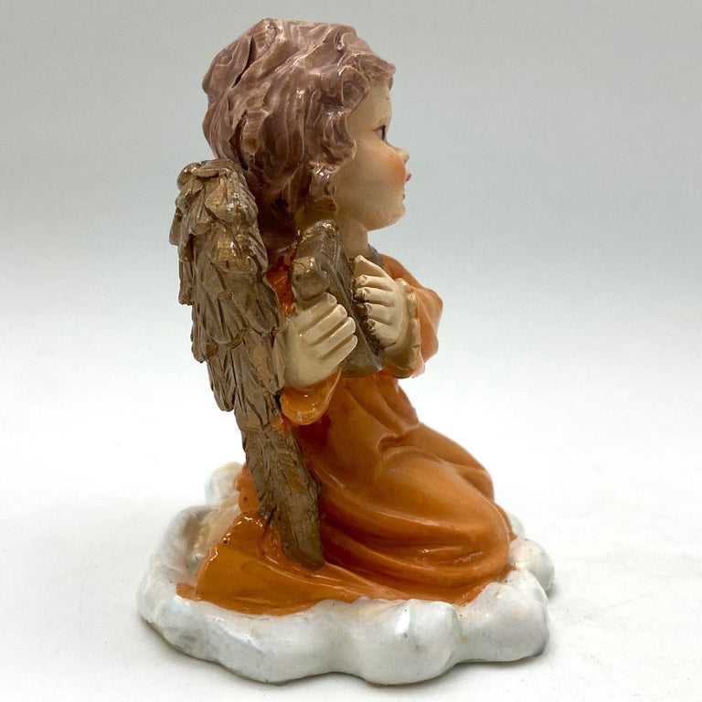 Innenmodell "Engel in Terrakotta mit Harfe" - 60 x 60 mm - Schneekugelhaus