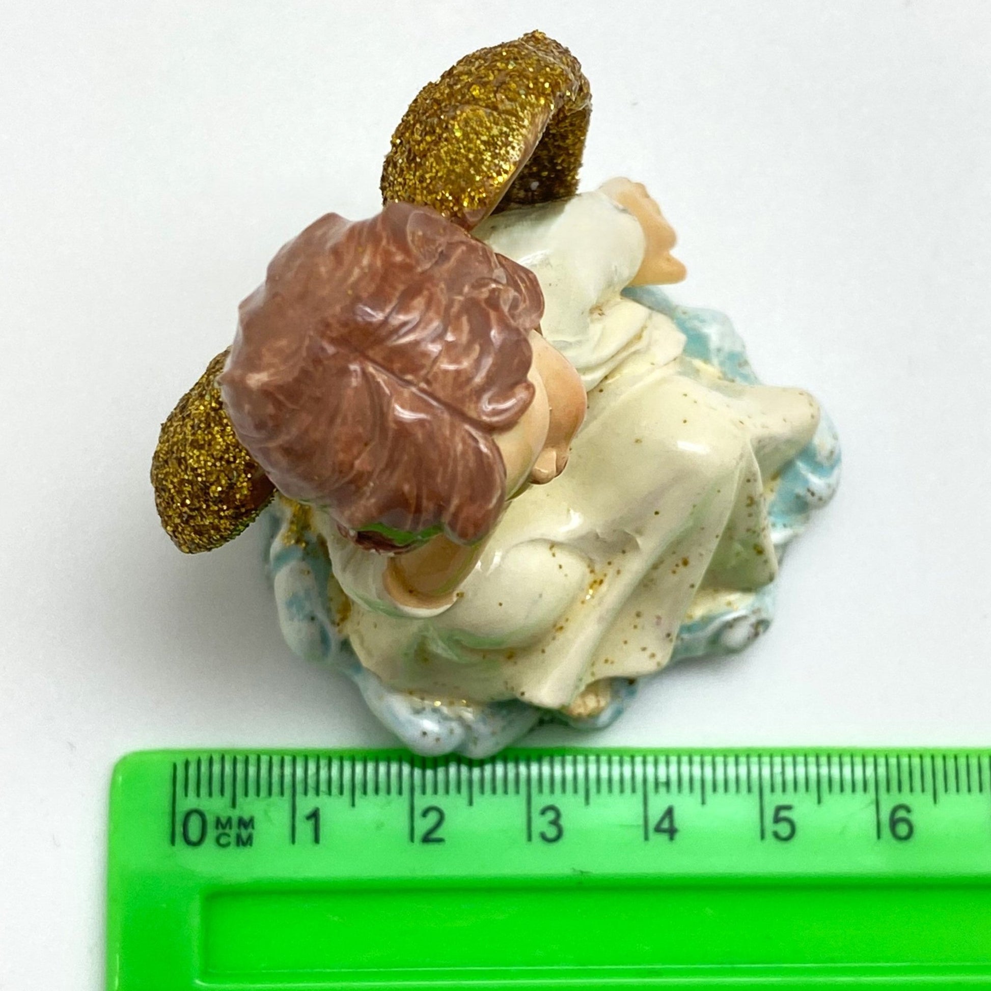 Innenmodell "Engel in Weiß" - 65 x 50 mm - Schneekugelhaus
