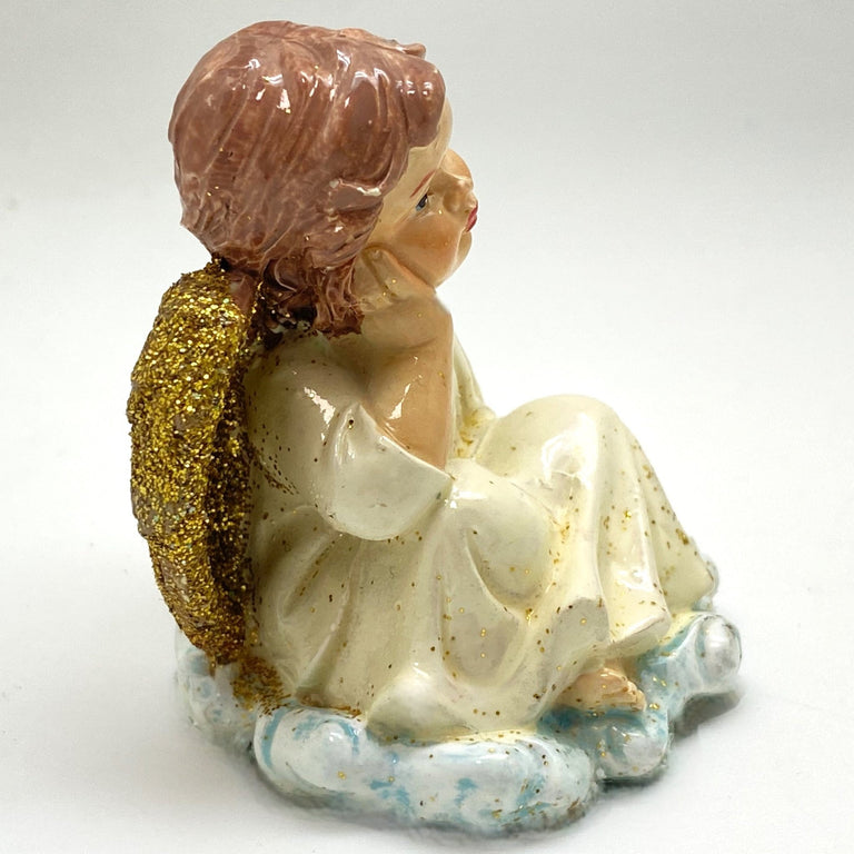 Innenmodell "Engel in Weiß" - 65 x 50 mm - Schneekugelhaus