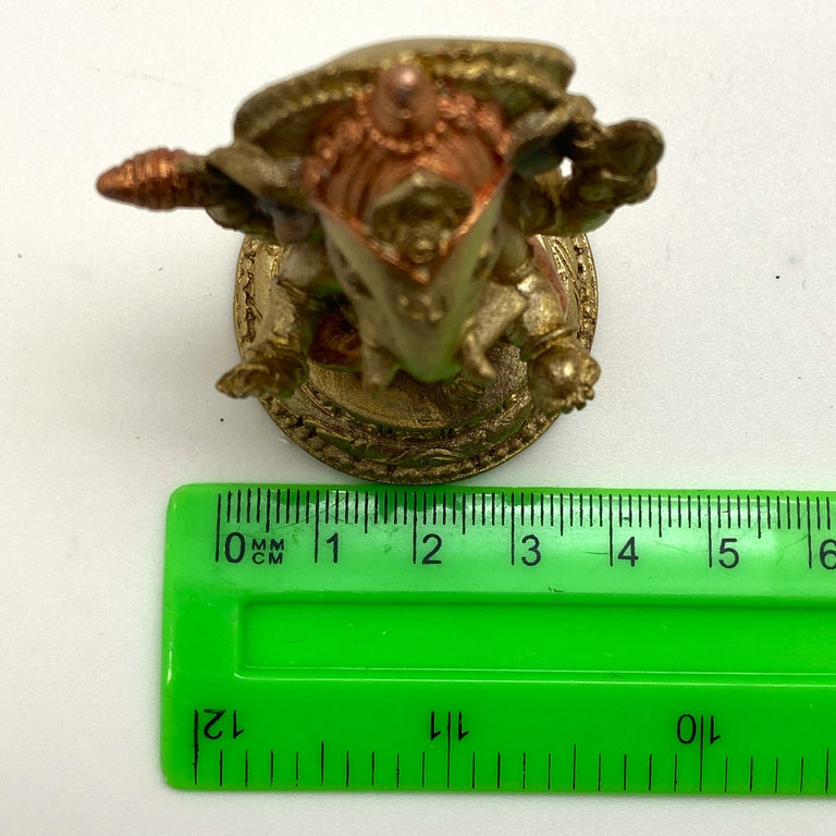 Innenmodell "Ganesha auf rundem Lotus - Sockel" - 35 x 70 mm - Schneekugelhaus