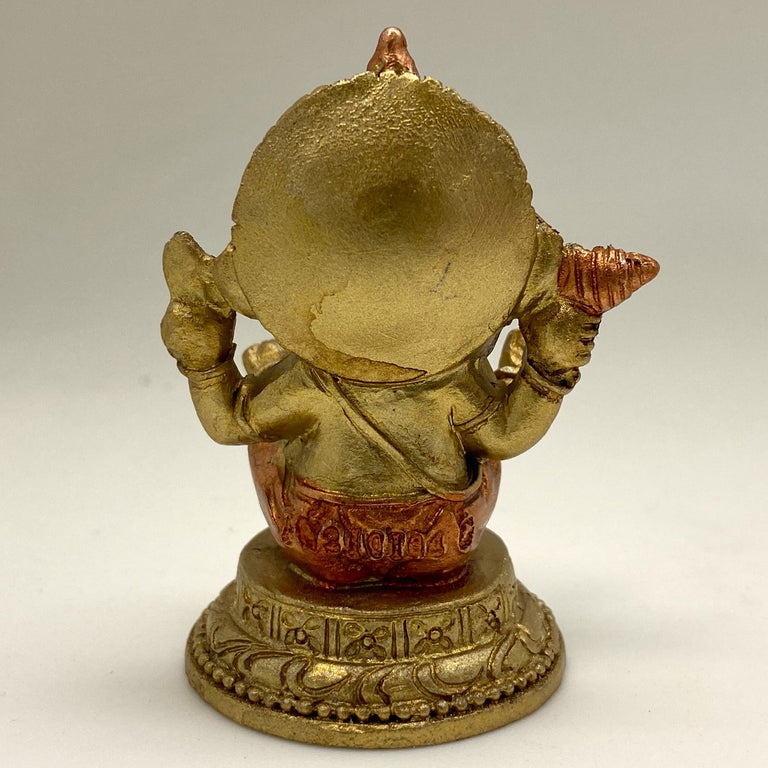 Innenmodell "Ganesha auf rundem Lotus - Sockel" - 35 x 70 mm - Schneekugelhaus