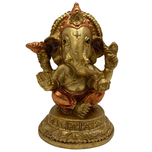 Innenmodell "Ganesha auf rundem Lotus - Sockel" - 35 x 70 mm - Schneekugelhaus