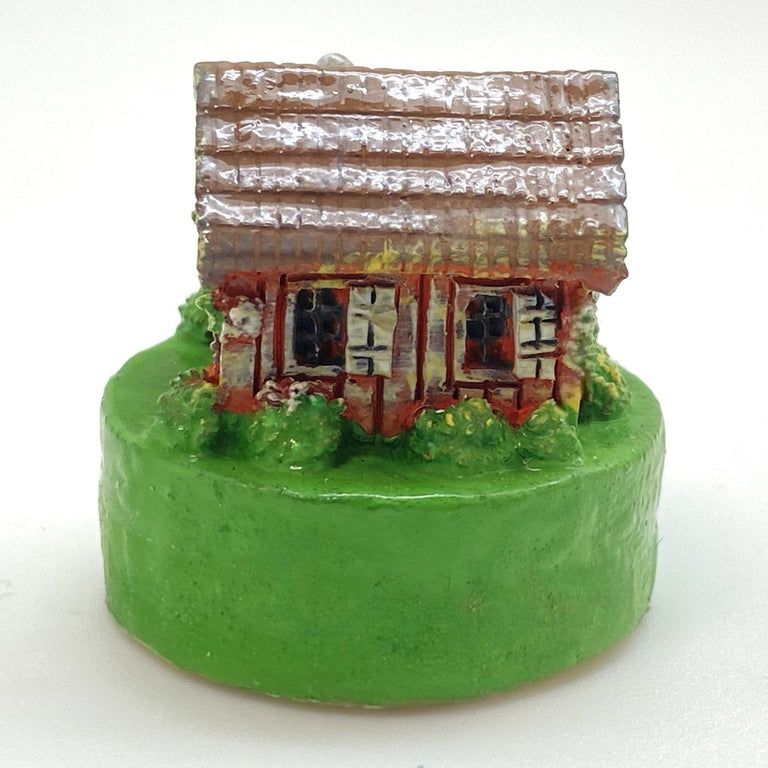 Innenmodell „Hüttenzauber“ - 30 x 31 mm - Schneekugelhaus