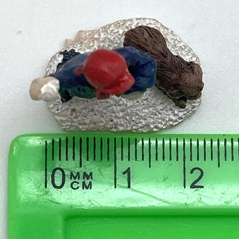 Innenmodell „Junge mit Hund“ - 25 x 28 mm - Schneekugelhaus