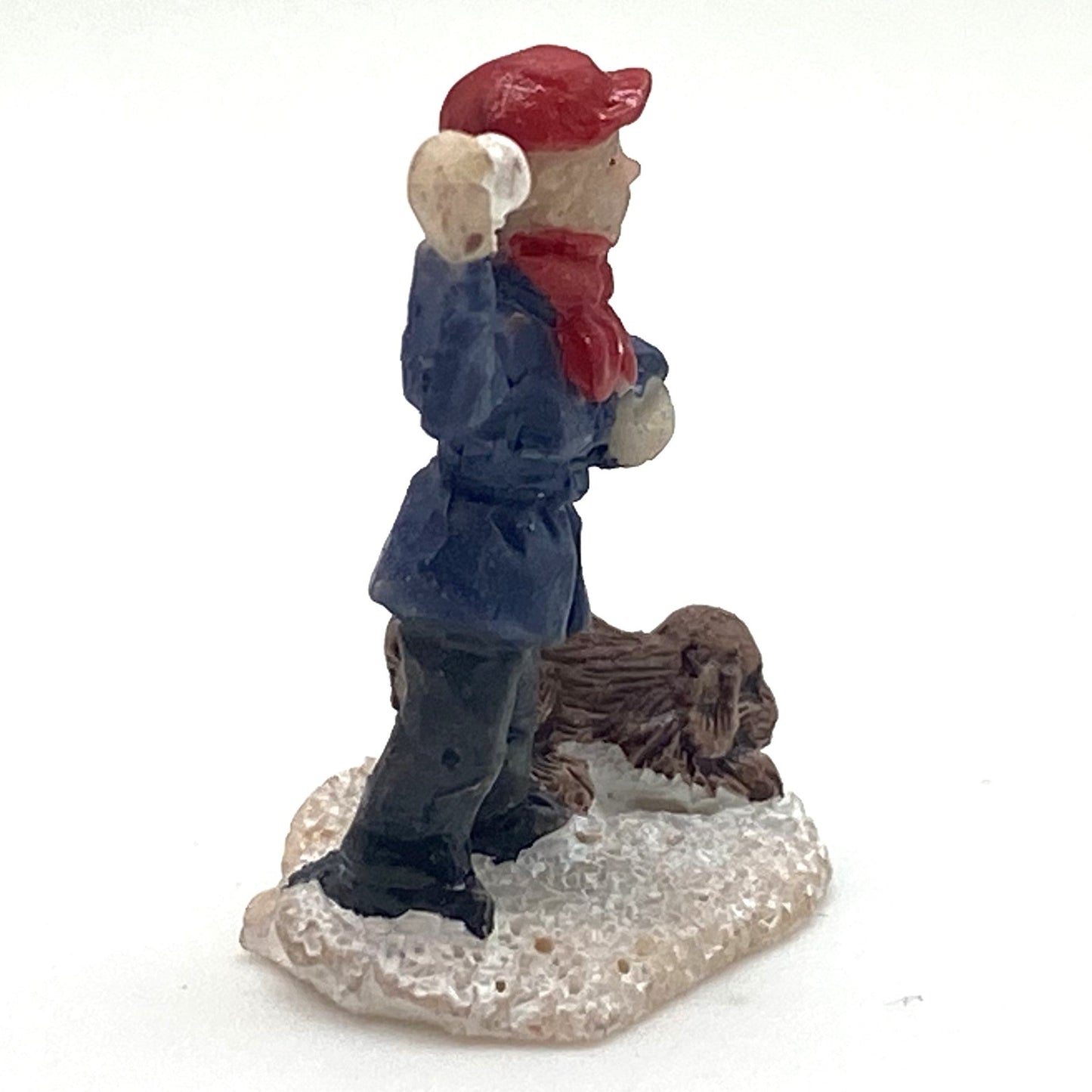 Innenmodell „Junge mit Hund“ - 25 x 28 mm - Schneekugelhaus