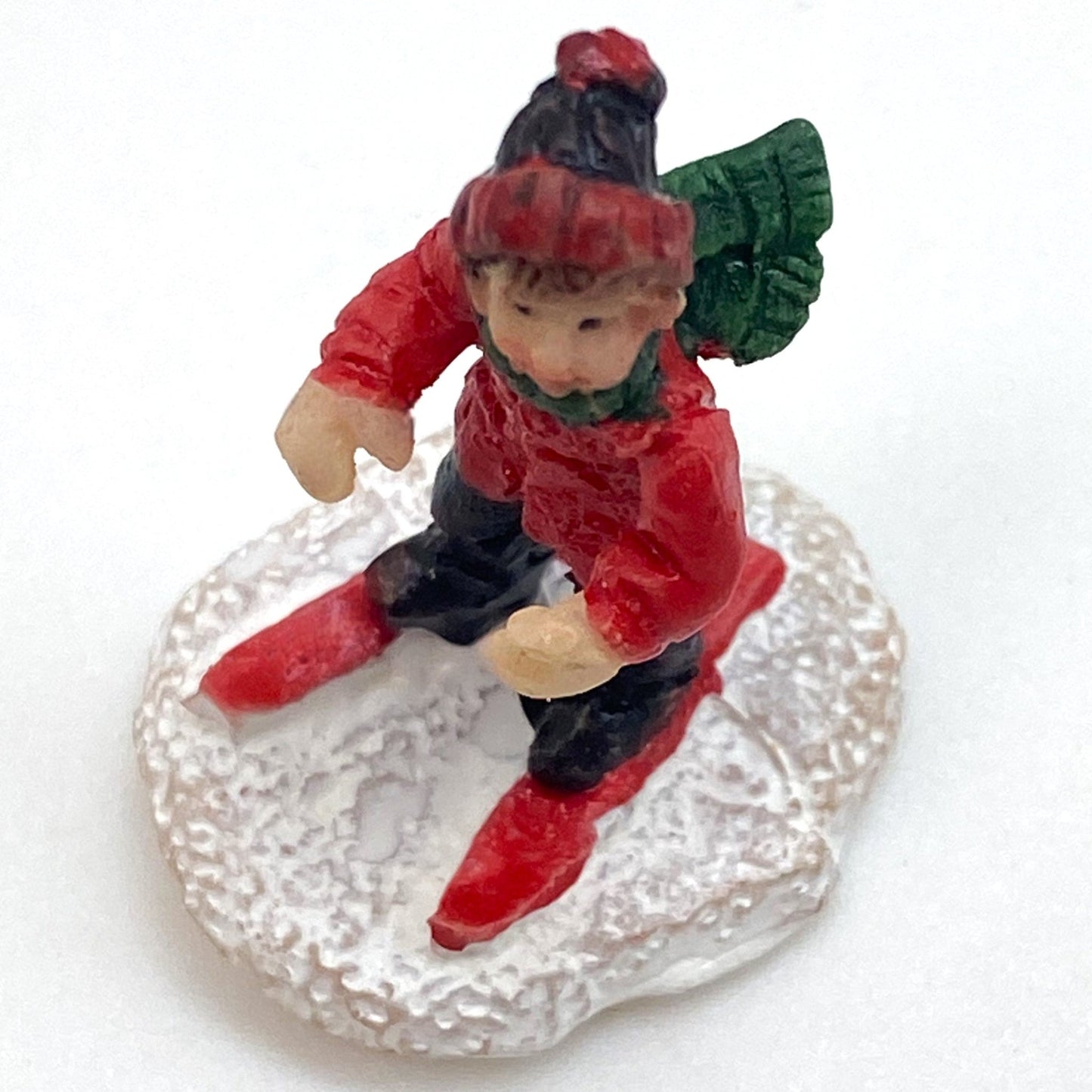 Innenmodell „Junger Skifahrer“ - 25 x 33 mm - Schneekugelhaus