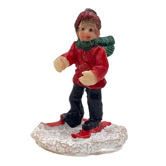 Innenmodell „Junger Skifahrer“ - 25 x 33 mm - Schneekugelhaus