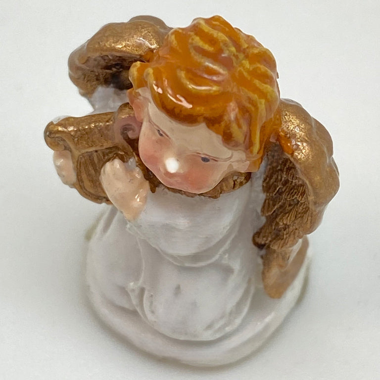 Innenmodell "kleiner Engel mit Harfe" - 33 x 23 mm - Schneekugelhaus