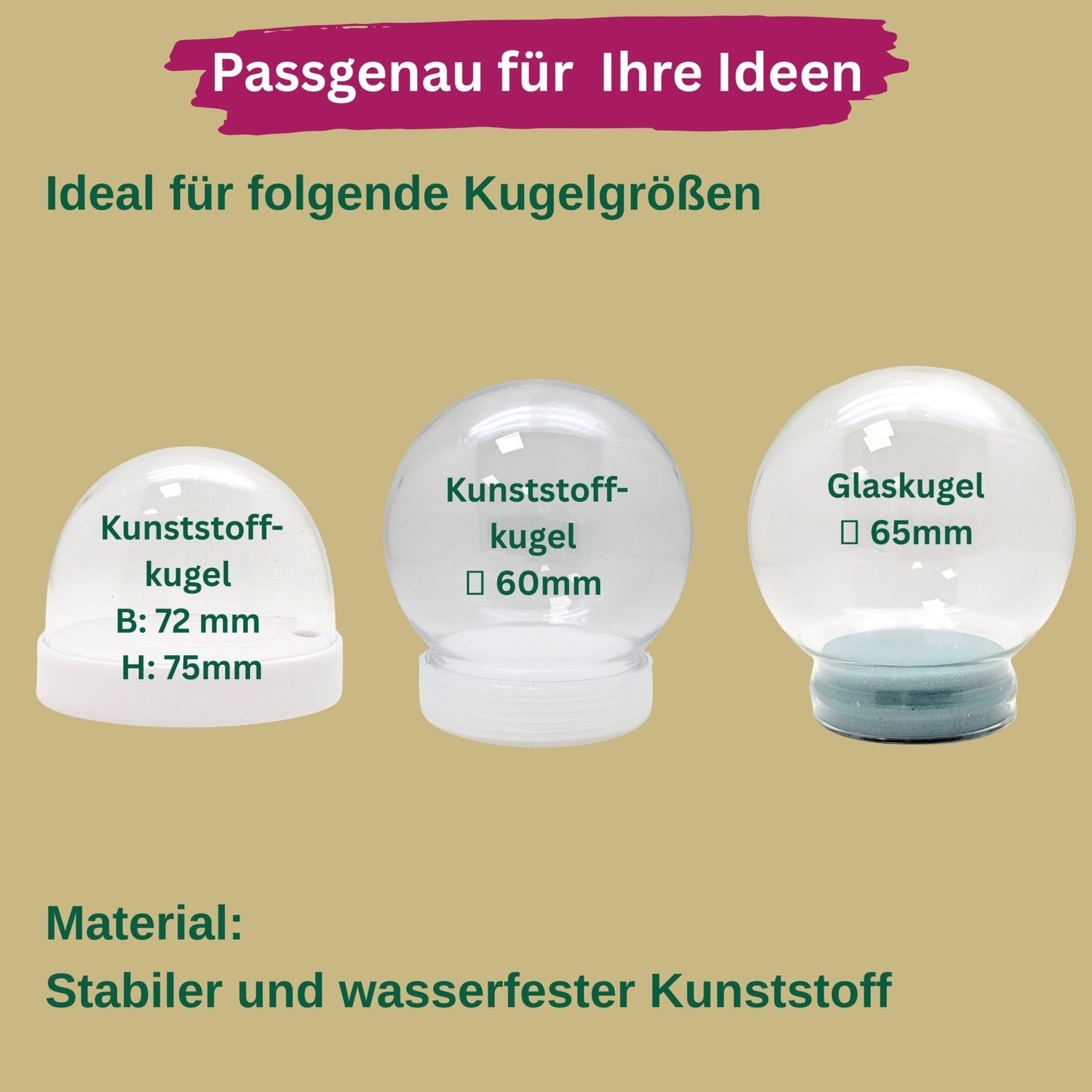 Innenmodell "kleiner Engel mit Tröte" - 33 x 23 mm - Schneekugelhaus