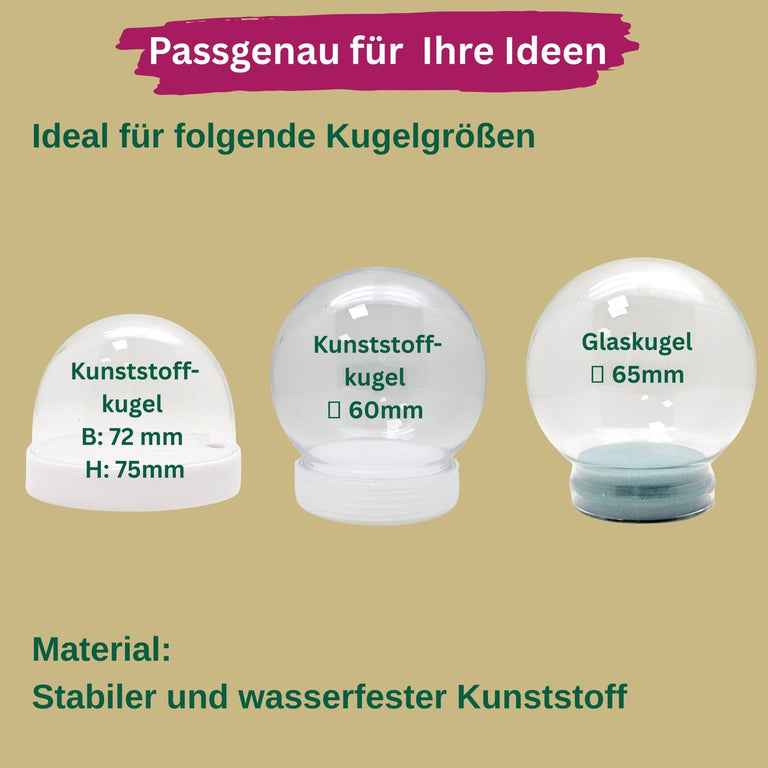 Innenmodell "kleiner Engel mit Tröte" - 33 x 23 mm - Schneekugelhaus