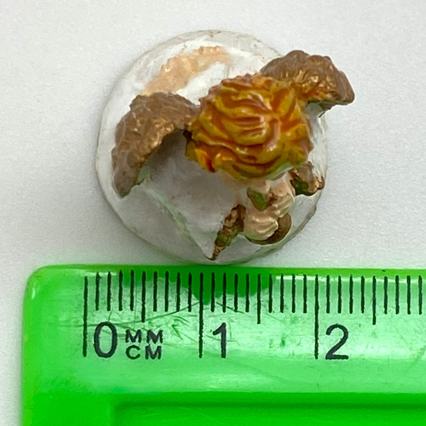 Innenmodell "kleiner Engel mit Tröte" - 33 x 23 mm - Schneekugelhaus
