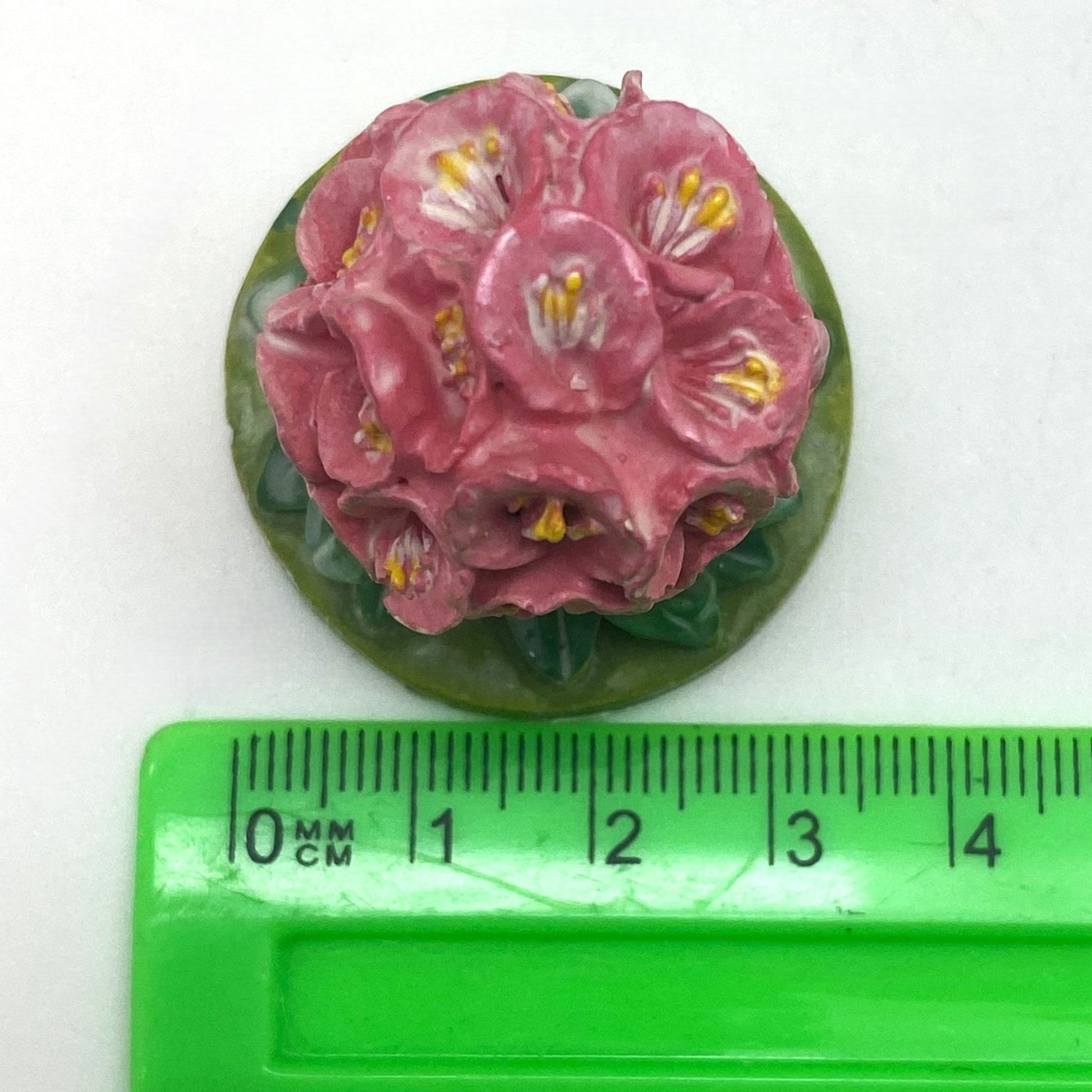 Innenmodell „Rhododendronblüte“ - 38 x 39 mm - Schneekugelhaus