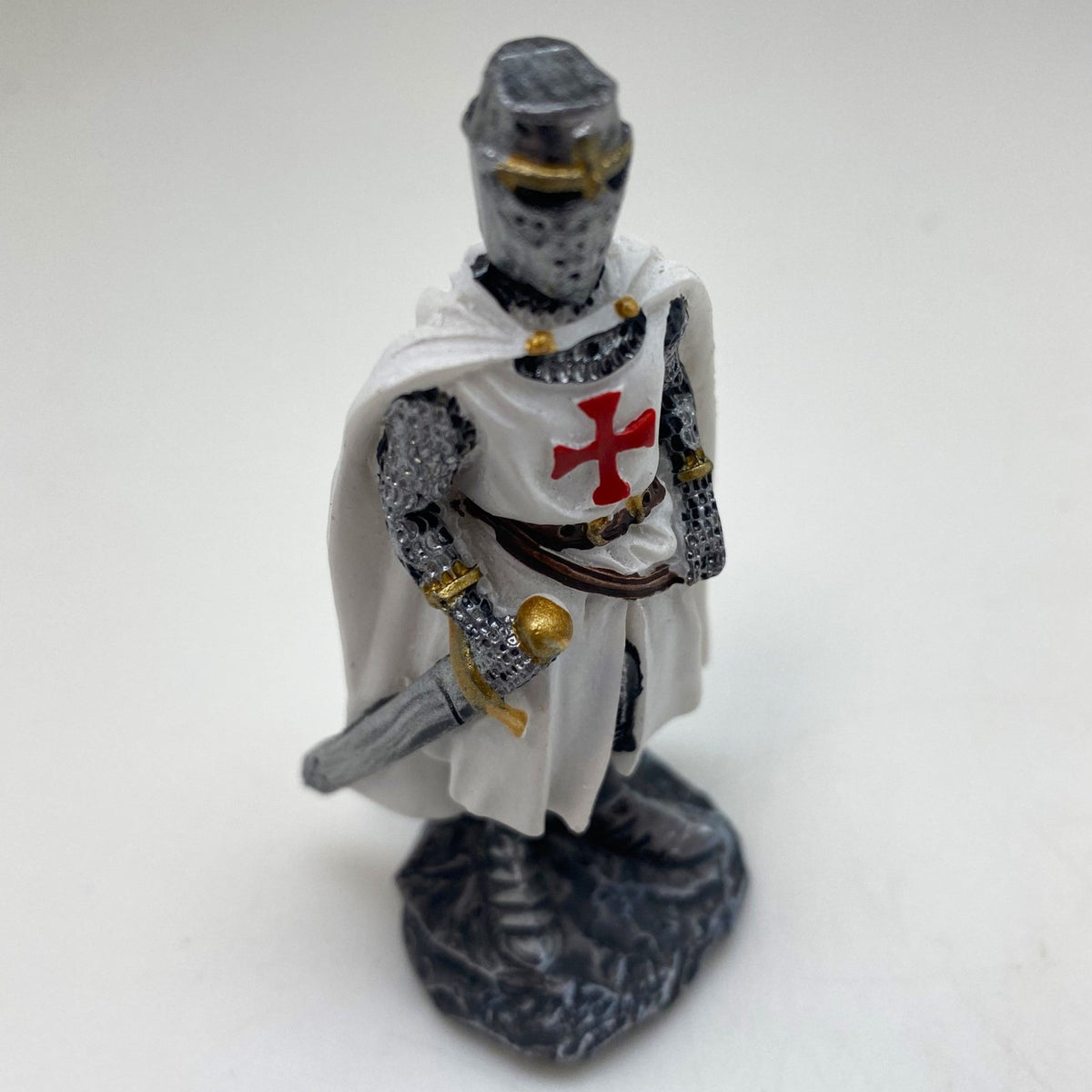 Innenmodell "Ritter Silber mit Schwert" - 32 x 77 mm - Schneekugelhaus