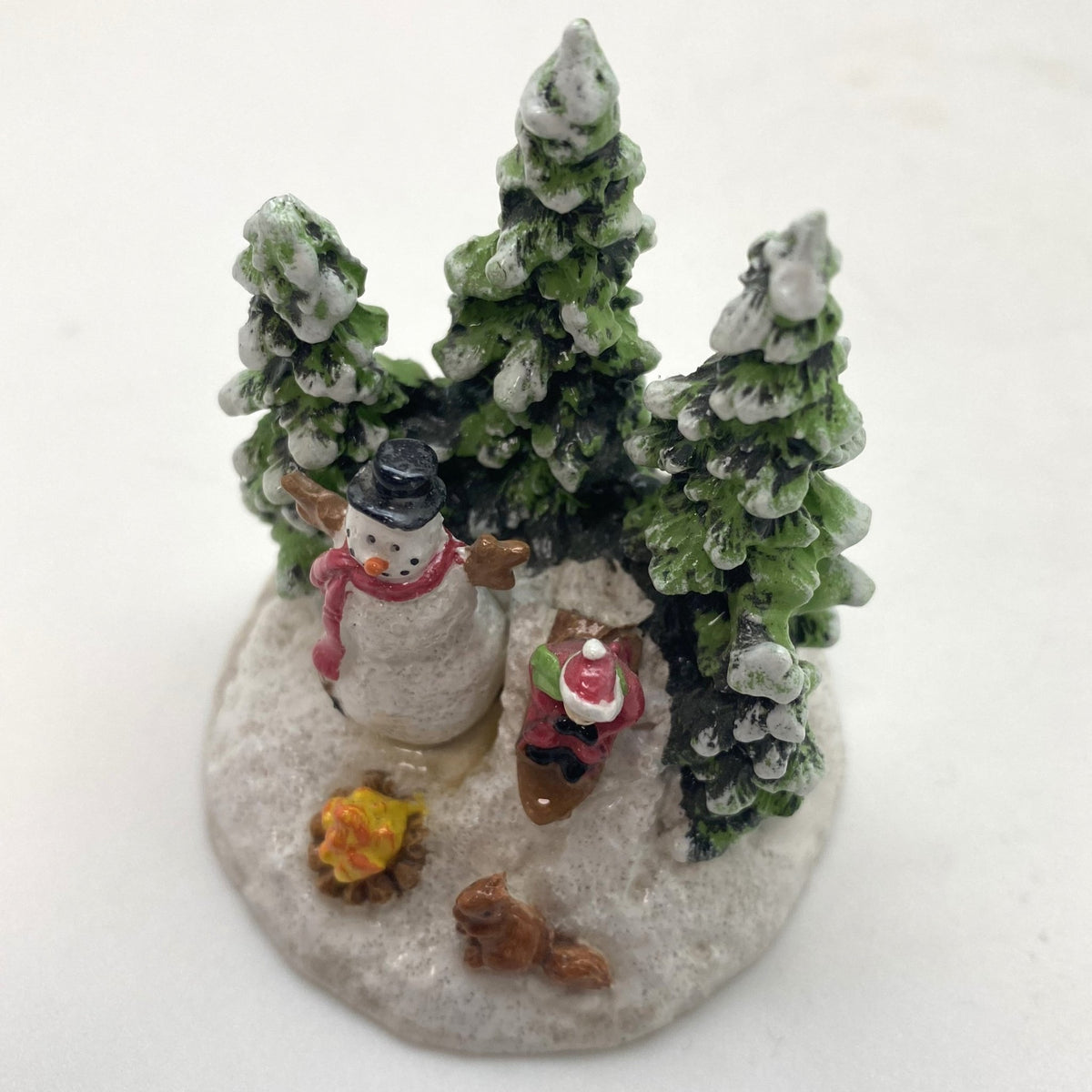Innenmodell "Schneemann Lagerfeuer" - 55 x 65 mm - Schneekugelhaus