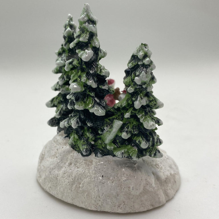 Innenmodell "Schneemann Lagerfeuer" - 55 x 65 mm - Schneekugelhaus