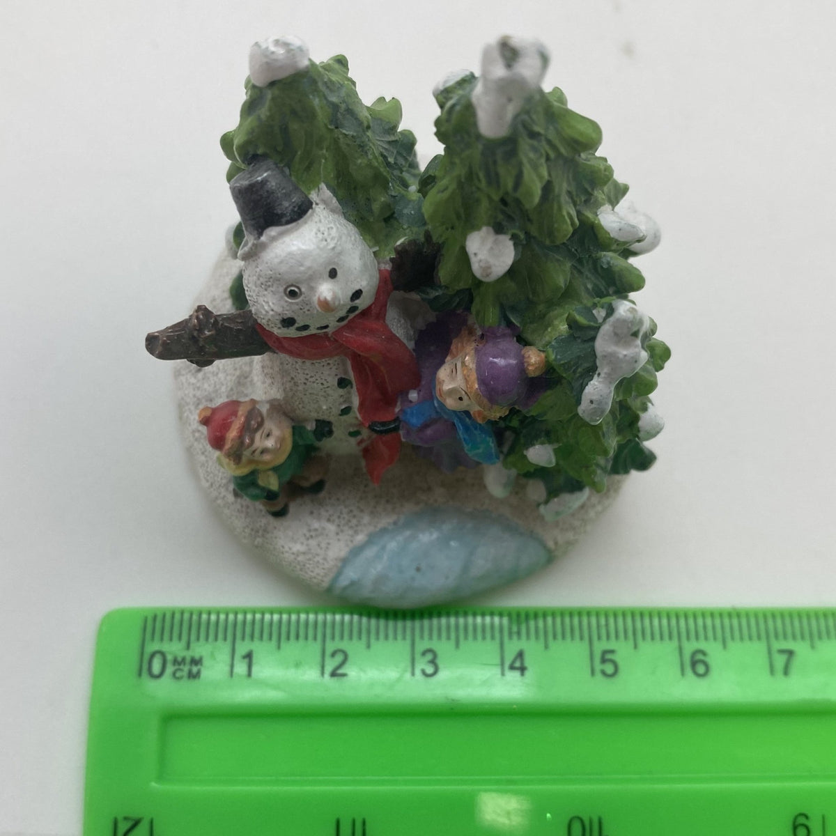 Innenmodell "Schneemann mit Kindern 2" - 60 x 65 mm - Schneekugelhaus