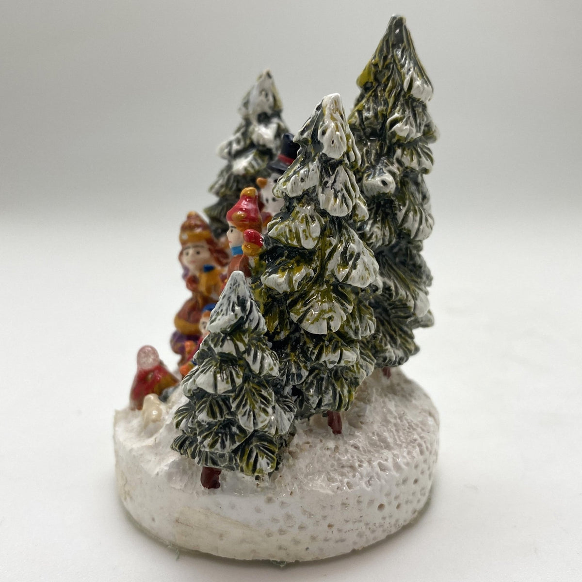 Innenmodell "Schneemann mit Kindern und Tieren" - 55 x 75 mm - Schneekugelhaus