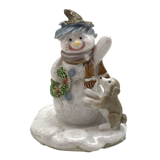 Innenmodell „Schneemann mit Stern & Hund“ – 33 x 40 mm - Schneekugelhaus