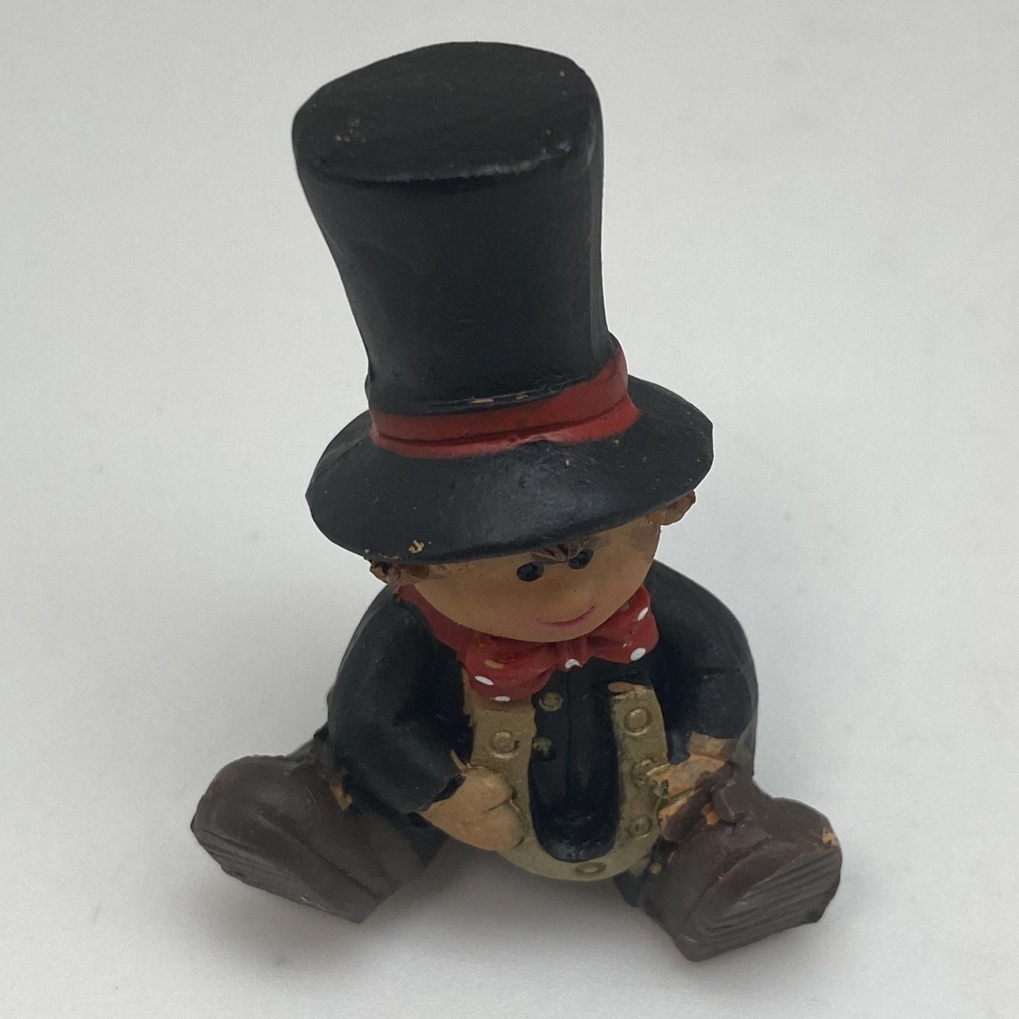 Innenmodell "Schornsteinfeger mit Hufeisen" - 30 x 47 mm - Schneekugelhaus