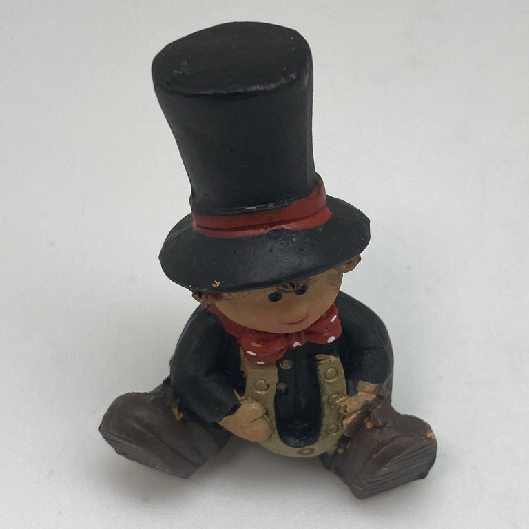 Innenmodell "Schornsteinfeger mit Hufeisen" - 30 x 47 mm - Schneekugelhaus