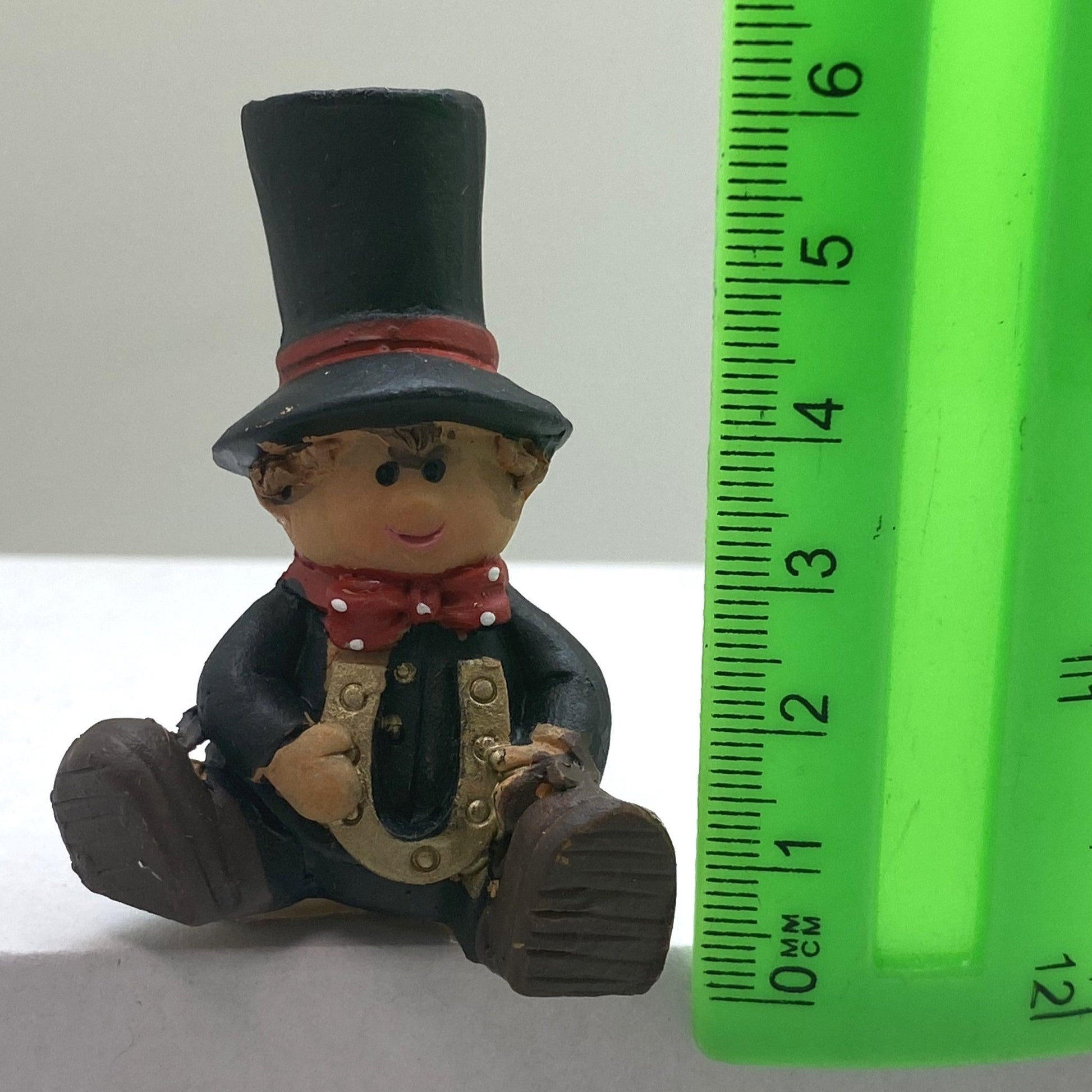 Innenmodell "Schornsteinfeger mit Hufeisen" - 30 x 47 mm - Schneekugelhaus