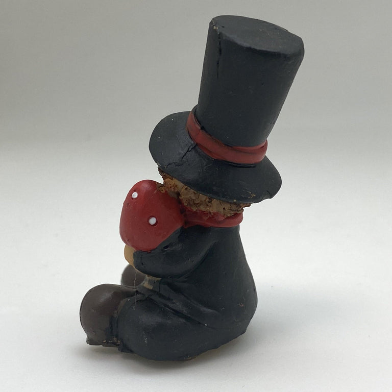 Innenmodell "Schornsteinfeger mit Pilz" - 30 x 47 mm - Schneekugelhaus