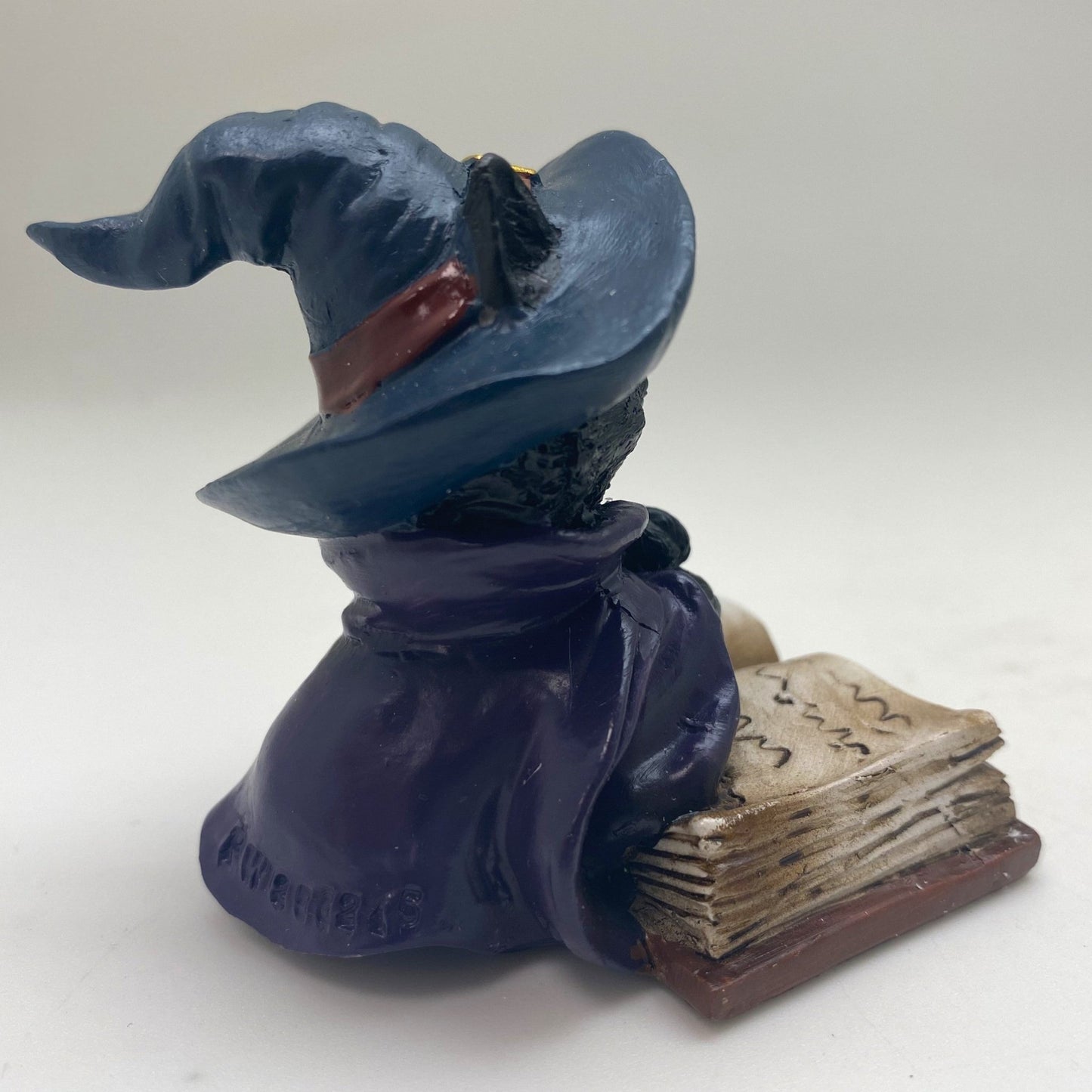 Innenmodell "Schwarze Katze mit blauen Hut" - 50 x 70 mm - Schneekugelhaus