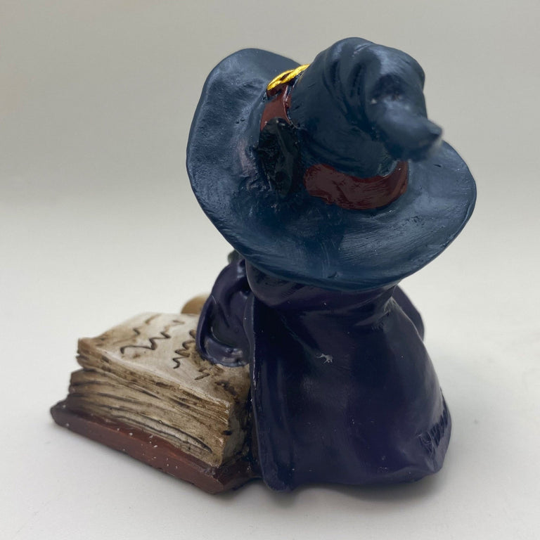 Innenmodell "Schwarze Katze mit blauen Hut" - 50 x 70 mm - Schneekugelhaus